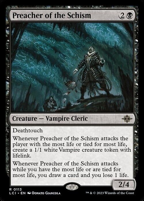 Preacher of the Schism ~ The Lost Caverns of Ixalan [ NM ] [ Magic MTG ] - London Magic Traders Limited